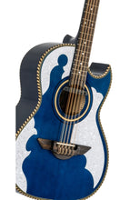 Load image into Gallery viewer, H Jimenez Bajo Quinto Transparent Blue El Patron Acoustic/Electric +Bag +Stand NEW Authorized Dealer