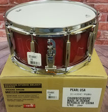 Load image into Gallery viewer, Pearl Session Studio Select Antique Crimson Burst 14x6.5" Snare Drum - NEW Authorized Dealer