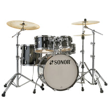Load image into Gallery viewer, Sonor AQ2 STUDIO Transparent Black Lacquer 20x16_14x13_12x8_14x6_10x7 Drums Shell Pack Authorized Dealer