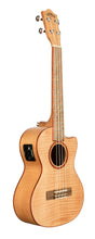 Load image into Gallery viewer, Lanikai Flame Maple Tenor Acoustic/Electric Ukulele Natural Finish | Free Bag | Authorized Dealer