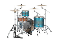Load image into Gallery viewer, Mapex Saturn Evolution Hybrid Exotic Azure Burst Lacquer Organic Rock Drums 22x16,12x8,16x16 Shell Pack Authorized Dealer