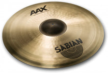 Load image into Gallery viewer, Sabian AAX 21" Raw Bell Dry Ride Cymbal Natural Finish | Bundle & Save| Made in Canada | Auth Dealer