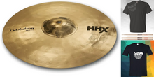 Load image into Gallery viewer, Sabian HHX 20" Evolution Ride Cymbal +Shirt/2x Sticks Bundle & Save Made in Canada Authorized Dealer