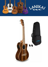 Load image into Gallery viewer, Lanikai All Solid Morado Acoustic/Electric Tenor Cutaway Ukulele | Free Case | NEW Authorized Dealer