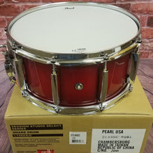 Load image into Gallery viewer, Pearl Session Studio Select Antique Crimson Burst 14x6.5" Snare Drum - NEW Authorized Dealer