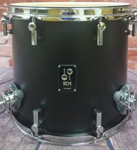 Load image into Gallery viewer, Sonor SQ1 GT Black *Discontinued* 20x16, 12x8, 14x13" Fusion Kit Drums 3pc Shell Pack | Matching BD Hoops | Made in Germany | Authorized Dealer