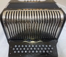 Load image into Gallery viewer, Hohner *Pre-Order* Corona Xtreme Accordion GCF SOL Black Negro +Bag/Straps/Shirt/DVD | Special Order | Authorized Dealer