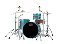 Load image into Gallery viewer, Mapex Saturn Evolution Hybrid Exotic Azure Burst Lacquer Organic Rock Drums 22x16,12x8,16x16 Shell Pack Authorized Dealer