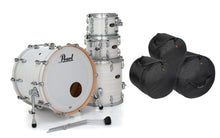 Load image into Gallery viewer, Pearl Masters Maple Gum Silver White Swirl 20x14_10x7_12x8_14x14 Drums GigBags NEW Authorized Dealer