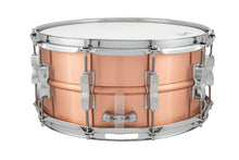 Load image into Gallery viewer, Ludwig Acro Series Copper 6.5"x14" 10-Twin Lug Seamless Shell Snare Drum LC654B | Authorized Dealer