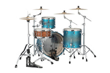 Load image into Gallery viewer, Mapex Saturn Evolution Hybrid Exotic Azure Burst Lacquer Powerhouse Rock Drums 24x14,13x9,16x16 Shell Pack Authorized Dealer