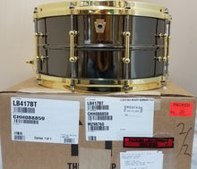 Load image into Gallery viewer, Ludwig *Pre-Order* 6.5x14" LB417BT Black Beauty "Brass On Brass" Snare Drum w/Tube Lugs, P86 Millennium Strainer Special Order Authorized Dealer