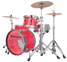 Load image into Gallery viewer, Ludwig Vistalite Pink Fab 14x22/16x16/9x13 Shell Pack Acrylic Kit Drum Set | NEW | Authorized Dealer