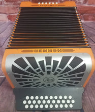 Load image into Gallery viewer, Hohner Compadre FBE Orange Silver Grill Accordion FA Acordeon +Bag_Straps_Shirt Authorized Dealer