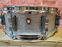 Load image into Gallery viewer, Ludwig Legacy Mahogany 5x14 Silver Sparkle 8-Lug Snare Drum | Authorized Dealer