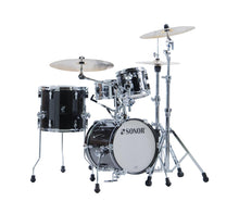 Load image into Gallery viewer, Sonor AQ2 Trans Black Lacquer MARTINI Kit 14x13, 13x12, 8x7, 12x5 Drums +Throne | Authorized Dealer