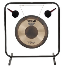 Load image into Gallery viewer, Sabian 26" Symphonic Gong Concert Band & Orchestra 52602 + 61005 Stand & Mallets | Authorized Dealer