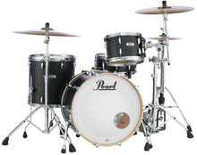 Load image into Gallery viewer, Pearl Masters Complete 22x16_12x8_16x16 Black Matte Mist Drums Shell Pack +Bags! Authorized Dealer