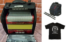 Load image into Gallery viewer, Hohner Corona III BEsAs Cinco Letras BEA Vallenato Accordion Acordeon +Bag/Straps/Shirt | Dealer