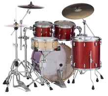 Load image into Gallery viewer, Pearl Masters Complete 22x18_10x7_12x8_16x16 Vermilion Sparkle Drums +Bags Authorized Dealer