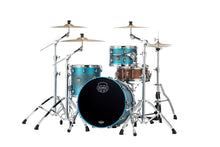 Load image into Gallery viewer, Mapex Saturn Evolution Hybrid Exotic Azure Burst Lacquer 3pc Drum Kit 20x16,12x8,14x14 Shell Pack Authorized Dealer