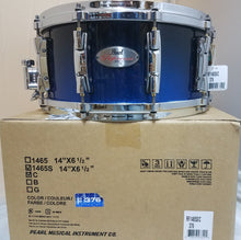 Load image into Gallery viewer, Pearl Pre-Order Reference Ultra Blue Fade 14x6.5" Snare Drum Worldwide Ship | Special Order Authorized Dealer