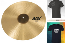 Load image into Gallery viewer, Sabian AAX 19" THIN Crash Cymbal Natural Finish Bundle & Save | Made in Canada | Authorized Dealer