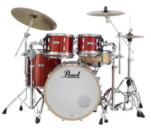 Load image into Gallery viewer, Pearl Masters Complete 22x18_10x7_12x8_16x16 Vermilion Sparkle Drums +Bags Authorized Dealer