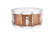 Load image into Gallery viewer, Ludwig Universal Wood 6.5x14" Mahogany Snare Drum Triple Flange Hoops Tube Lugs | Authorized Dealer
