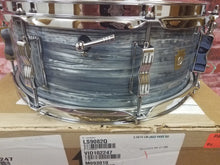 Load image into Gallery viewer, Ludwig *Pre-Order* Legacy Mahogany Reissue Vintage Blue Oyster Jazz Fest 5.5x14" Snare Drum Made in the USA NEW Special Order Authorized Dealer