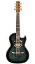 Load image into Gallery viewer, H Jimenez Bajo Quinto El Estandar Black Flame Maple Top Acoustic/Electric +Bag & Stand Auth Dealer