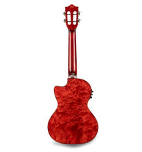 Load image into Gallery viewer, Lanikai Quilted Maple Red Stain Acoustic/Electric Tenor Ukulele | Free Case | NEW | Authorized Dealer