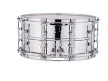 Load image into Gallery viewer, Ludwig *Pre-Order* Supraphonic 6.5x14" Hammered Chrome Snare Drum with Tube Lugs LM402KT Made in the USA Special Order Authorized Dealer