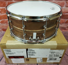 Load image into Gallery viewer, Ludwig Copper Phonic 6.5x14" Raw Patina Finish Copper Snare Drum Tube Lugs LC663T | NEW | Made in the USA | Authorized Dealer