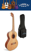 Load image into Gallery viewer, Lanikai Cedar Solid Top Acoustic Tenor Ukulele Natural Finish Uke | Free Gig Bag | Authorized Dealer
