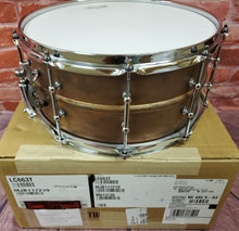 Load image into Gallery viewer, Ludwig Copper Phonic 6.5x14" Raw Patina Finish Copper Snare Drum Tube Lugs LC663T | NEW | Made in the USA | Authorized Dealer