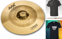 Load image into Gallery viewer, Sabian AAX 18" Omni Ride/Effect Cymbal Natural Finish | Bundle & Save| Made in Canada | Auth Dealer