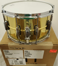 Load image into Gallery viewer, Ludwig 8x14 LB488 Super Brass Snare Drum Vintage Style 10-Lug Brass Shell NEW Authorized Dealer