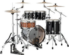Load image into Gallery viewer, Mapex Saturn Evolution Hybrid Fusion Birch Piano Black Lacquer 4pc Drums 20x16,10x7,12x8,14x14 Shell Pack Authorized Dealer