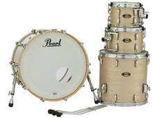 Load image into Gallery viewer, Pearl Masters Maple Gum Platinum Gold Oyster 22x16_10x7_12x8_16x16 Drums +Bags NEW Authorized Dealer