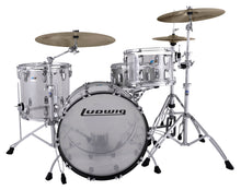 Load image into Gallery viewer, Ludwig *Pre-Order* Vistalite Clear Pro Beat 14x24/16x16/9x13 Acrylic Kit Drums Shell Pack | Made in the USA | Special Order | Authorized Dealer