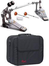 Load image into Gallery viewer, Pearl P3002CL Left Foot Eliminator Demon Chain Drive Double Bass Drum Pedal +2 Wood Beaters | Dealer