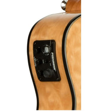 Load image into Gallery viewer, Lanikai Quilted Maple Natural Stain Electric Concert Cutaway Ukulele +FREE Case | Authorized Dealer