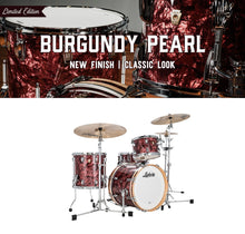 Load image into Gallery viewer, Ludwig Classic Maple Burgundy Pearl Jazzette 14x18_8x12_14x14 Drums Made in the USA Authorized Dealer