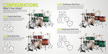 Load image into Gallery viewer, Mapex Armory Redwood Burst 22x18/10x8/12x9/16x16/14x5.5" ROCK 5pc Shell Pack NEW Authorized Dealer