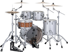 Load image into Gallery viewer, Mapex Saturn Evolution Hybrid Fusion Birch Iridium Silver Lacquer Drums | 20x16,10x7,12x8,14x14 Shell Pack Authorized Dealer