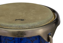 Load image into Gallery viewer, Pearl Primero Pro 5pc Fiberglass Drums Quinto Congas Tumba Bongos Blue Marble 10,11,11.75,12.5,7/8.5