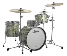 Load image into Gallery viewer, Ludwig*Pre-Order* Classic Maple Blue Olive Oyster Jazzette 3pc Kit 14x18_8x12_14x14 Drums Shell Pack | USA Made | Special Order | Auth Dealer