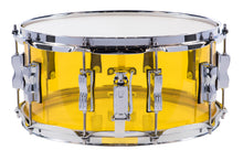 Load image into Gallery viewer, Ludwig Vistalite Yellow 6.5x14" Zep Bonham Snare Drum Molded Acrylic with Bowtie Lugs | Made in the USA | Authorized Dealer
