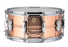 Load image into Gallery viewer, Ludwig *Pre-Order* Copper Phonic 6.5x14" Hammered Copper Kit Snare Drum w/ Imperial Lugs LC662K Made in the USA NEW Special Order Authorized Dealer